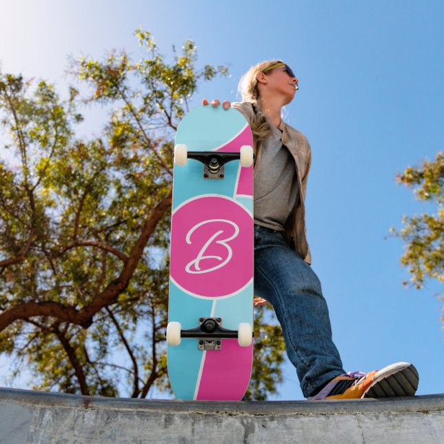 Bold Bright Roligt Chic Abstrakt Circles Art Mönst Mini Skateboard Bräda 18,5 Cm (Utomhus 1)