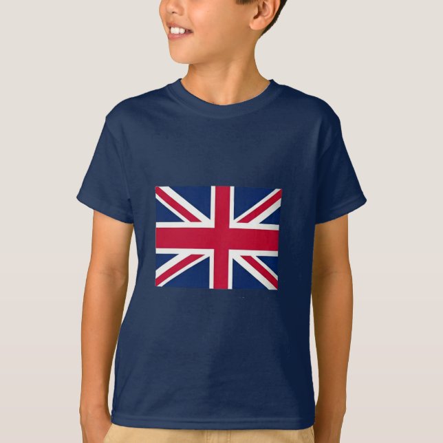 Bold British Flagga T-Shirt (Framsida)