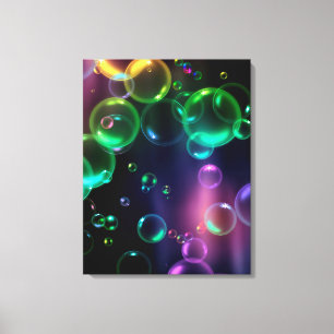 Bold Bubbles Canvastryck