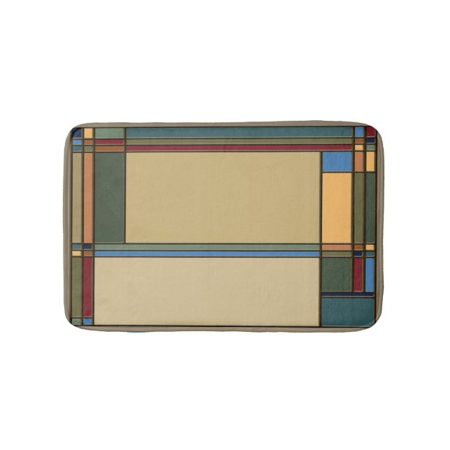 Bold Bungalow Färg Badrumsmatta (Framsidan)