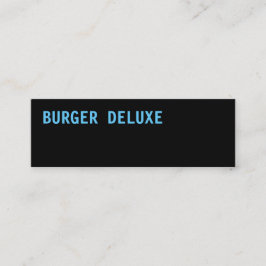 BOLD Burger Blå Mini Visitkort