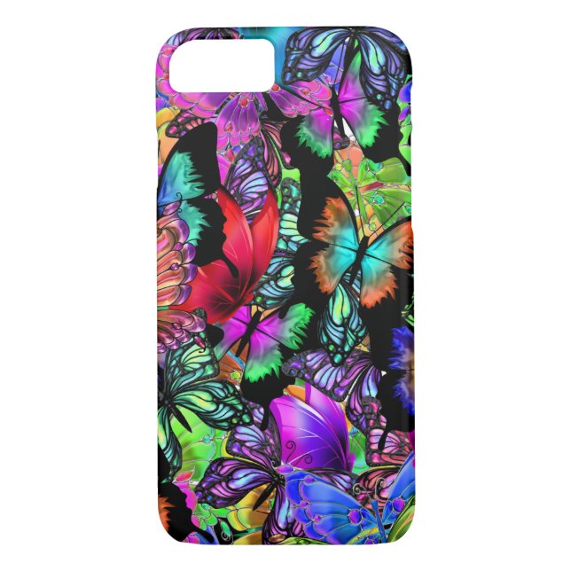 Bold Butterflies Galore Case-Mate iPhone Skal (Baksida)
