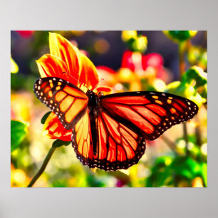 Bold Butterfly Poster