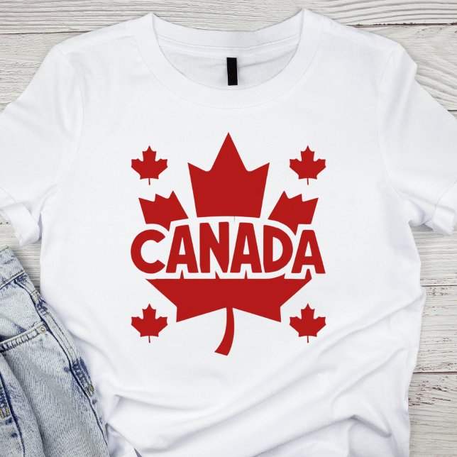 Bold Canada Maple Löv T Shirt (Skapare uppladdad)