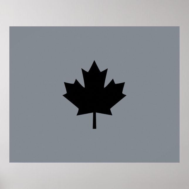 Bold Canadian Black Maple Löv Poster (Framsidan)