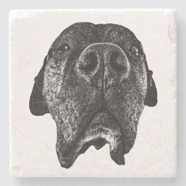 Bold Cane Corso Nose Art | Dog Coaster Stenunderlägg (Framsidan)