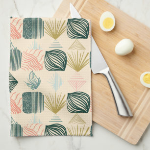 Bold Caribbean Tribal Mudcloth: Boho Butterkräm Kökshandduk