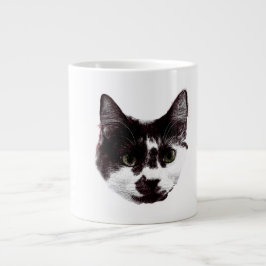 Bold Cat Gaze | Ink Style Mug Jumbo Mugg