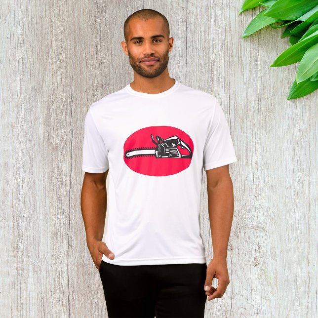 Bold Chainszawa Lumberjack Logging Verktyg T Shirt (Skapare uppladdad)
