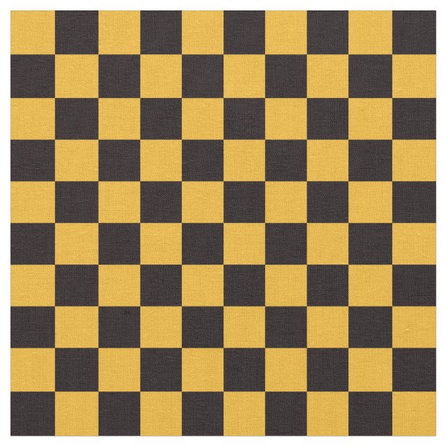 Bold Checkerboard Tyg (Närbild)
