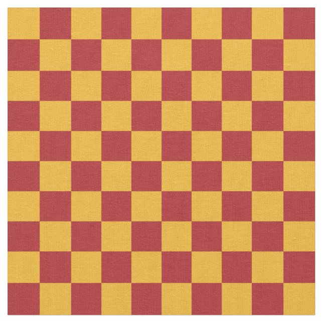 Bold Checkerboard Tyg (Närbild)