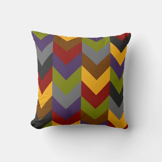Bold Chevrons Dekorativ kudde (Framsida)