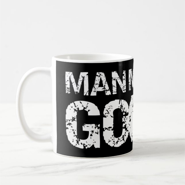 Bold Christian Quote för manar Faith Say Gift Man Kaffemugg (Vänster)