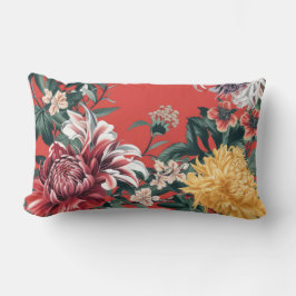 Bold Chrysanthemum Lumbarkudde