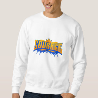 Bold Courblem T-Shirt Design Lång Ärmad Tröja