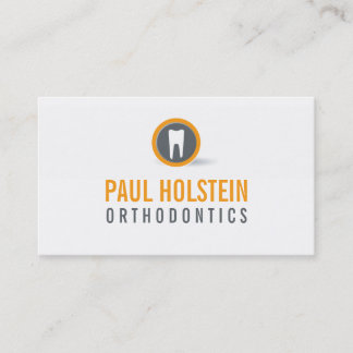 BOLD DENTIST-AFFÄRSKORT: modern tandläkares logoty Visitkort