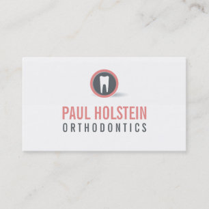 BOLD DENTIST-AFFÄRSKORT: modern tandvård logotyp 5 Visitkort