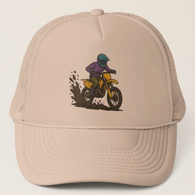 Bold Dirt Bike Rider Keps (Framsida)