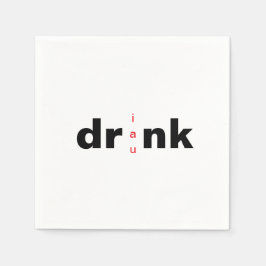 Bold Drink Drank Drunk Vokalbytescocktail Pappersservett