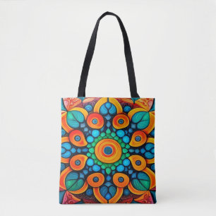 Bold Ethnic Mandala Tygkasse