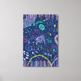 Bold Explorer: Abstract Maximalism  Canvastryck