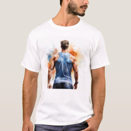 Bold Fitness Art - Gym och Motivational Decor T Shirt
