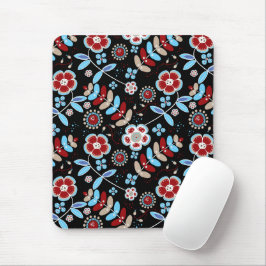 Bold Folk Floral Pattern Musmatta