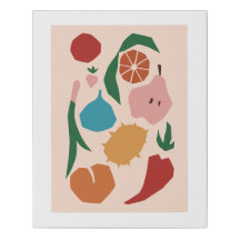 Bold Food Collage – Editable Wall Art