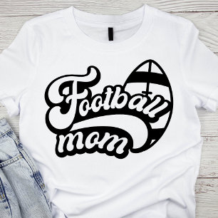 Bold Football Mamma T Shirt