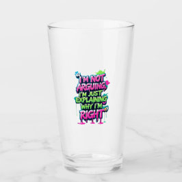 Bold Funny Quote Neon Graffiti Design Glaskopp