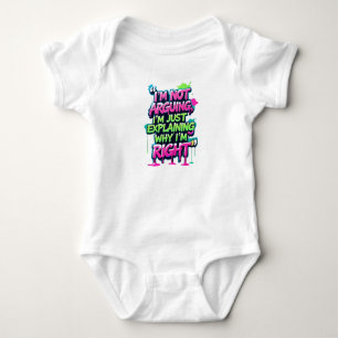 Bold Funny Quote Neon Graffiti Design T Shirt