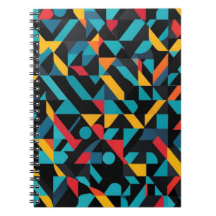 Bold Geometric Abstrakt Shapes - bärbar dator Anteckningsbok
