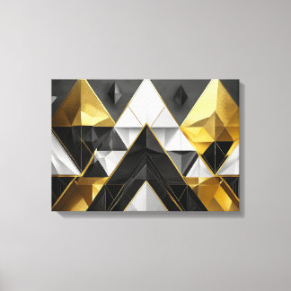 Bold Geometric Elegance Canvastryck
