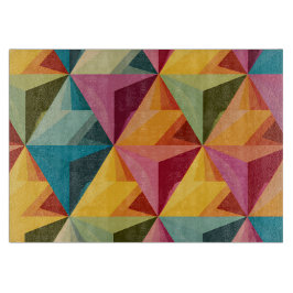 Bold Geometric Triangle Pattern 
