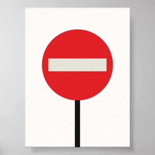 Bold Geometric Wall Art Poster (Framsidan)