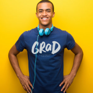 Bold grad modern trendig studenten personlig t shirt