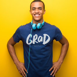Bold grad modern trendig studenten personlig t shirt