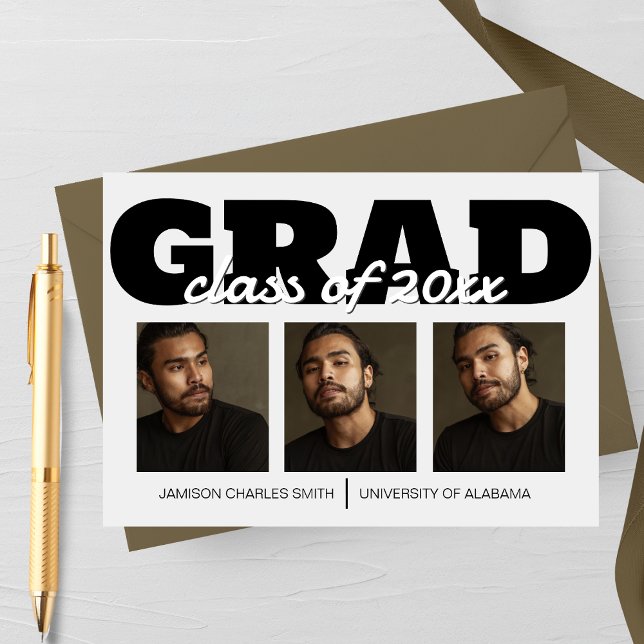 Bold Grad Studenten Meddelande (Skapare uppladdad)