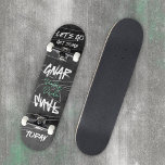 Bold Gritty Mörk Grunge Urban Stil Ditt namn Mini Skateboard Bräda 18,5 Cm<br><div class="desc">Den här djärva mörken grunge-skateboard ger råenergi och det moderna kant till din tur. Med det grå struktur och det anpassade namnet är det perfekt att stå ut i skateparken eller på visningen. Färg, typsnitt och text kan vara personlig för att matcha din vibe. Utforska matchningssamlingen för fullt för att...</div>