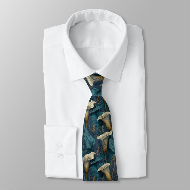 Bold Groomsmen Calla Lilies Floral Slips (Bunden)