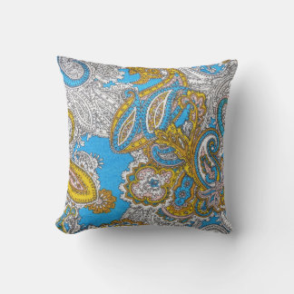 Bold Grungy Islamic Psychedelic Ornament Kudde