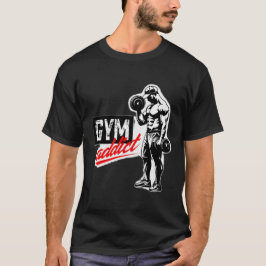 Bold Gym Addict Silhouette Weightlift T-Shirt