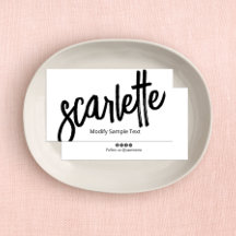 Bold handskriven penselskript med coola vit