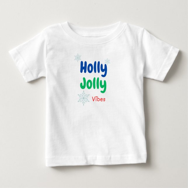 Bold Holly Jolly T Shirt (Framsida)