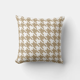 Bold Houndstooth Mönster Pillow Kudde