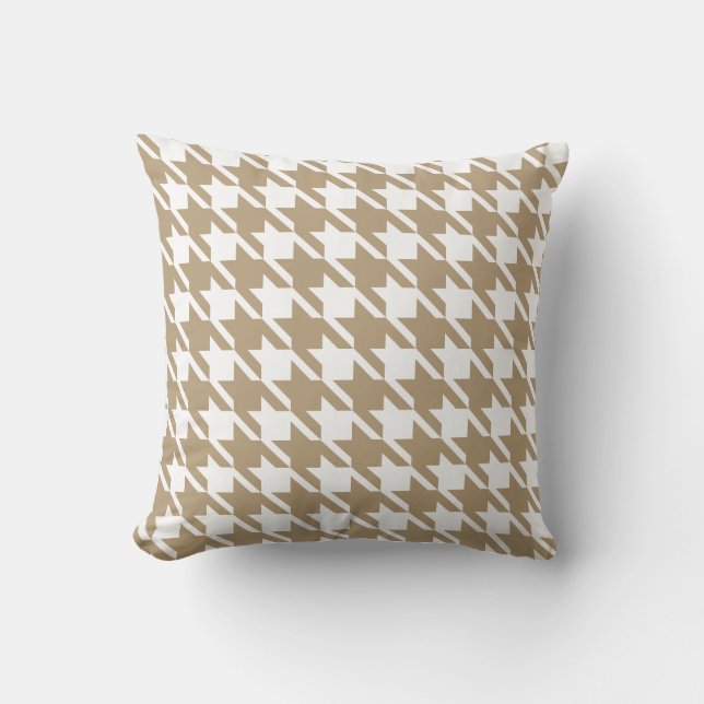 Bold Houndstooth Mönster Pillow Kudde (Framsida)