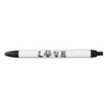 Bold Kärlek Logotyp Bläck Pen