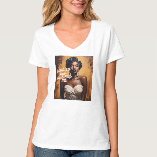 Bold LadyT-Shirt T Shirt (Framsida)