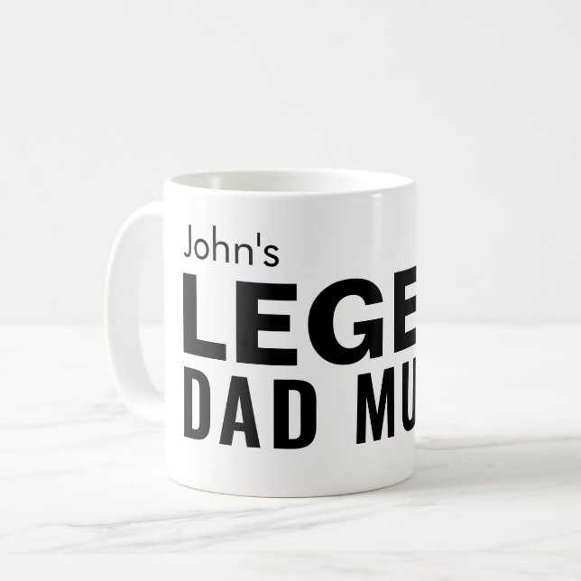 Bold Legend Pappa Mugg Fars Dag  (Framsida vänster)