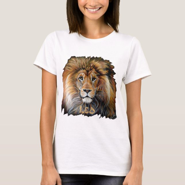 BOLD LEJONARE Leo Zodiac T-shirt (Framsida)